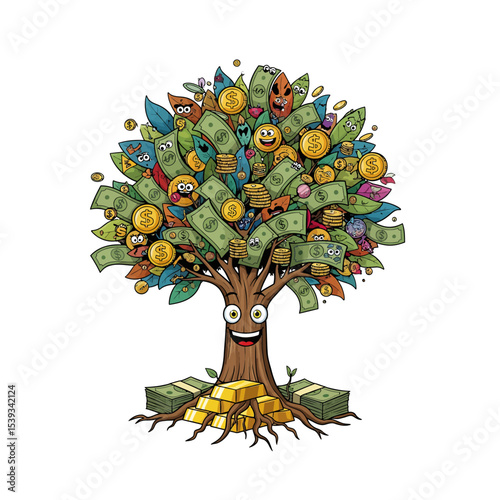 Cute Money Tree Very Cool Design