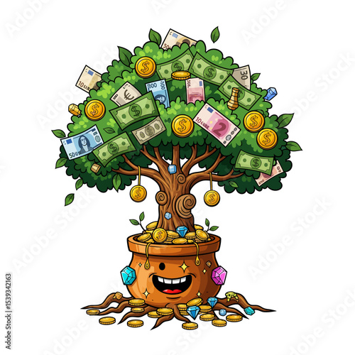 Cute Money Tree Very Cool Design