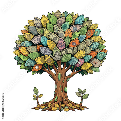 Cute Money Tree Very Cool Design