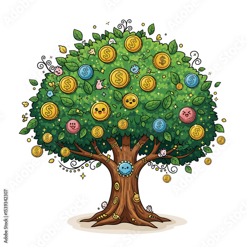 Cute Money Tree Very Cool Design
