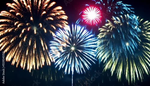 Spectacular Fireworks Display A Night of Celebration