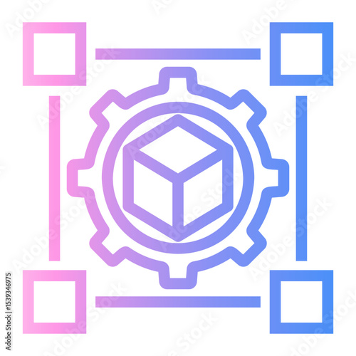configuration Line Gradient Icon