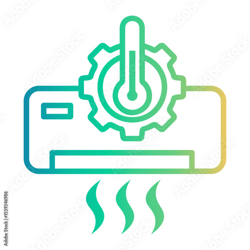 configuration Line Gradient Icon