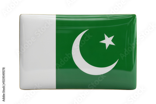Free Download Glossy Pakistan Flag Pin Badge : A Collectible Souvenir with a High-Gloss Finish and Detailed Design. Perfect as a Lapel Pin, Backpack Badge, or Decorative Element. - GFXLoad