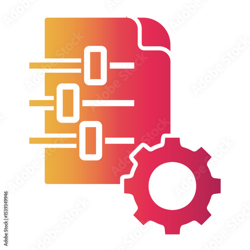 configuration Gradient icon