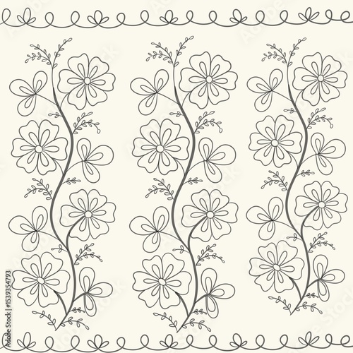 floral seamless pattern