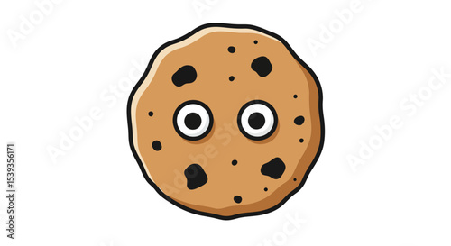 Cookie character snack dessert food cartoon treat