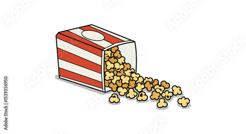 Popcorn box snack food container treat