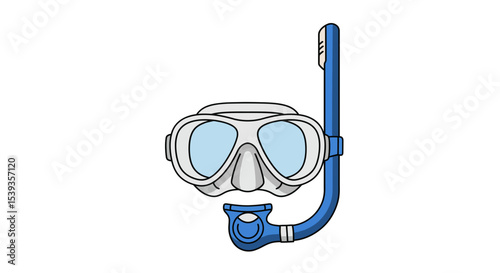 Snorkel and mask for underwater adventures equipment