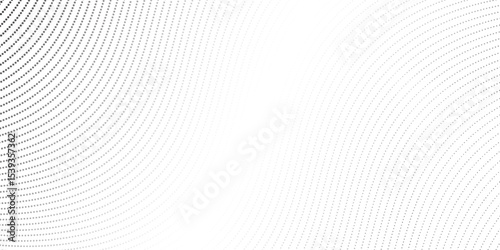Dotted gradient halftone background. Horizontal seamless dots pattern in pop art style. Abstract modern stylish texture. Vector illustration.