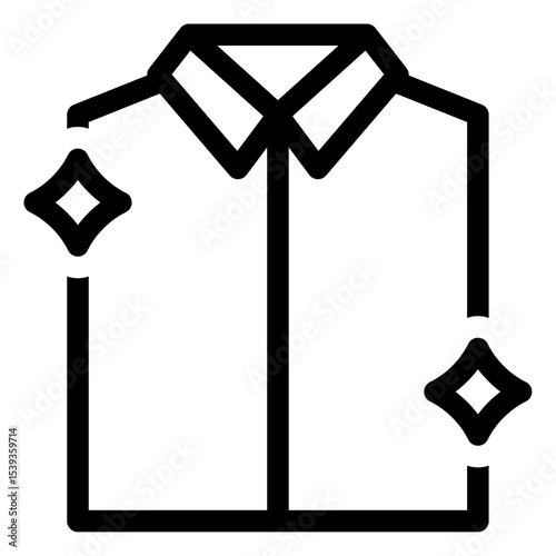clean shirt vector icon