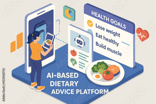 Ai-based dietary advice platform with health goals and user interaction