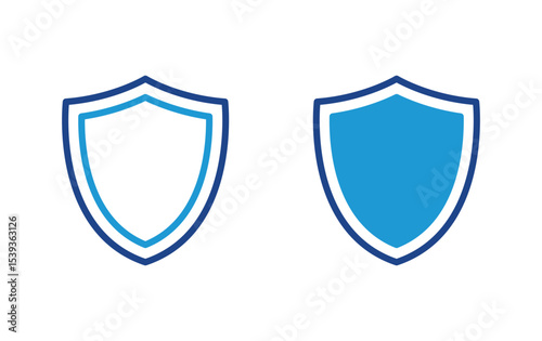 Shield icon vector