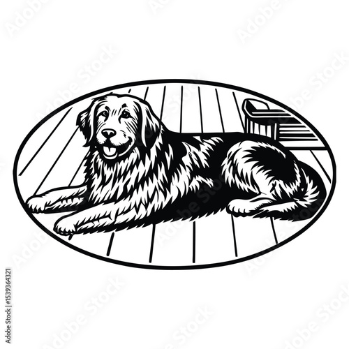 Pet dog icon symbol template for graphic and web design collection logo vector illustration