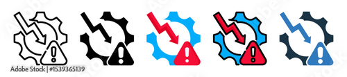 Failure icon multiple style 