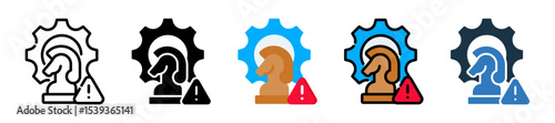 Strategy icon multiple style 
