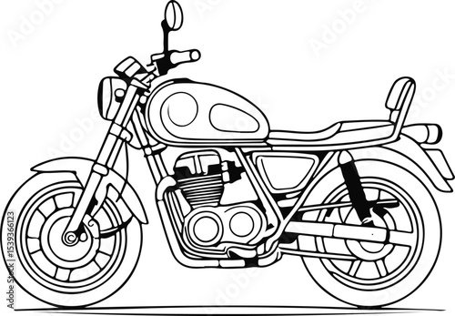 motorcycle vector illustration