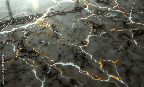 A flawless expanse of polished onyx marble its surface radiating an inner luminescence captured in breathtaking high resolution showcasing the intricate veining and crystalline structure of this preci