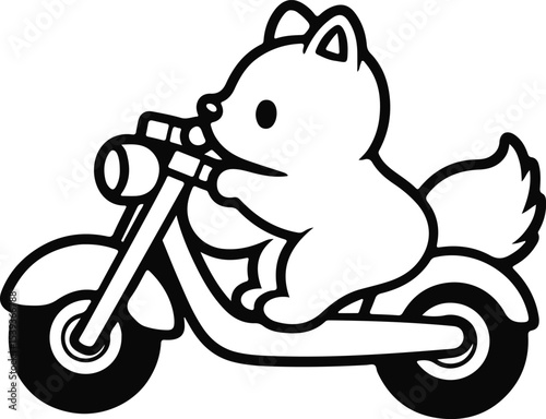 motorcycle vector illustration