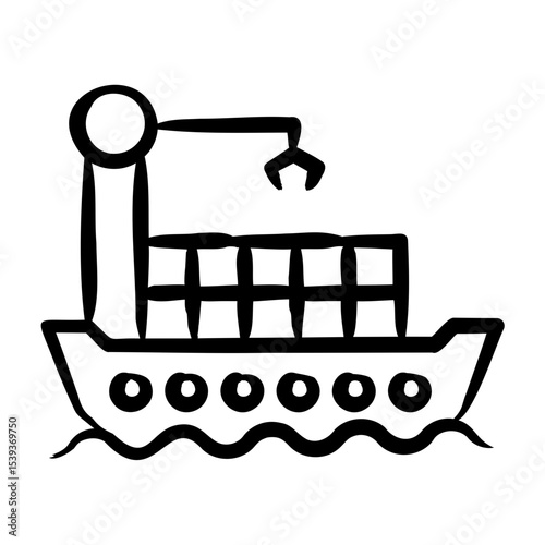 Cargo Ship Icon