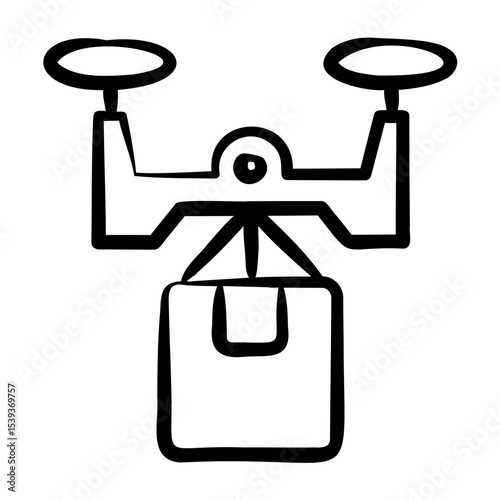 Drone Delivery Icon