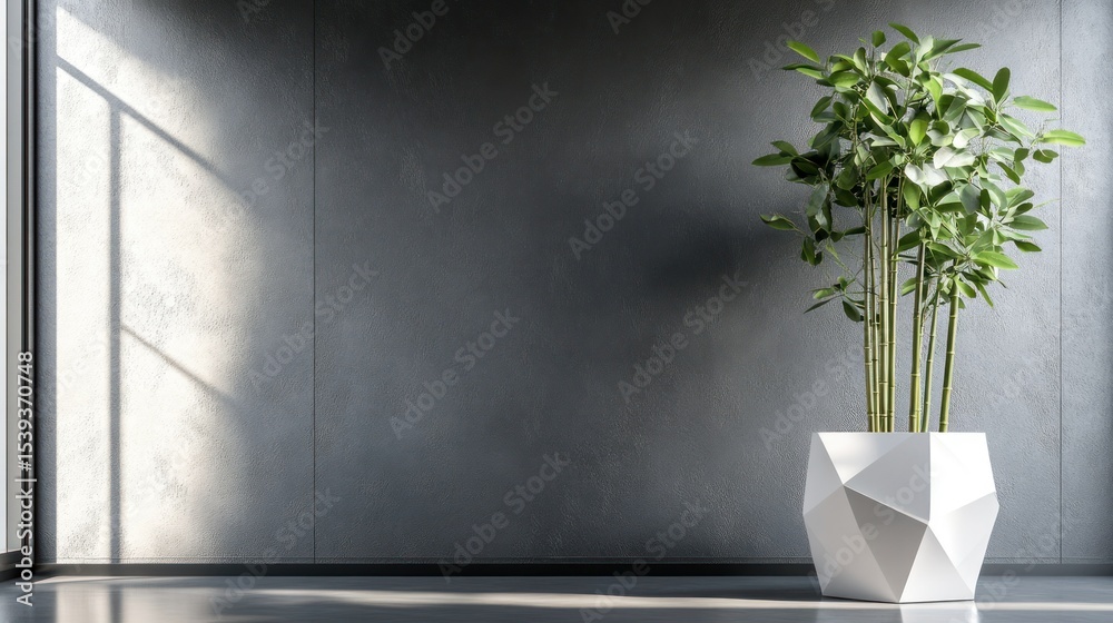 Obraz premium Modern interior with plant