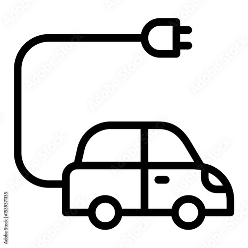 Electric Vehicle Icon