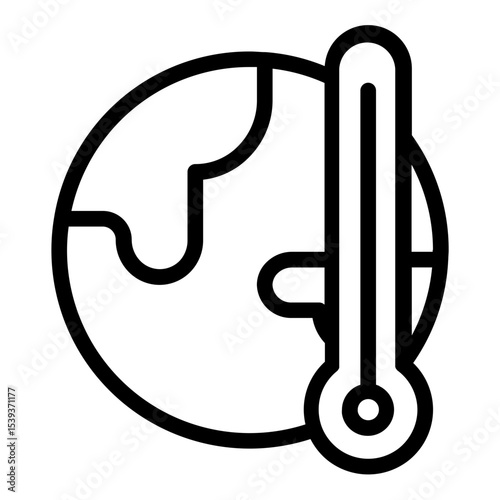 Global Warming Icon