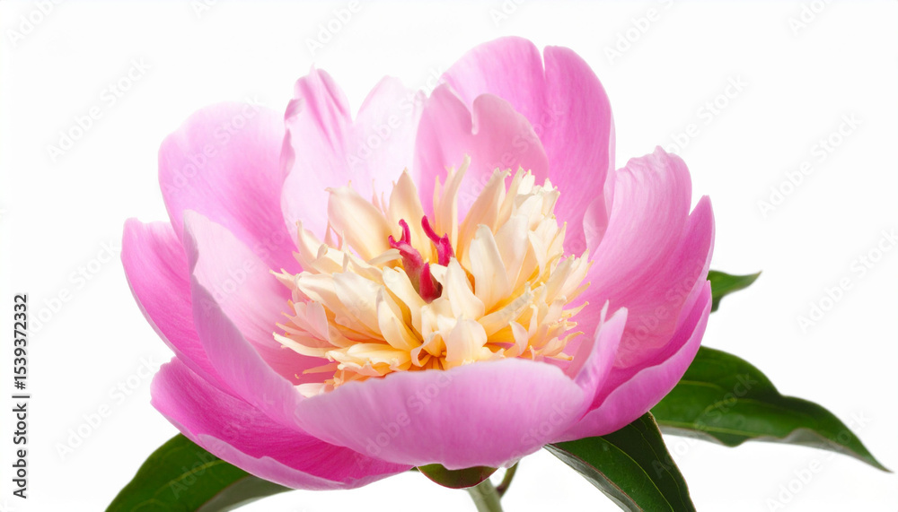 Obraz premium a close up shot displays a blossoming flower against a bright background