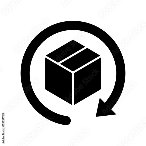 Return and Refund Icon vector design templates simple and modern concept isolated on white background