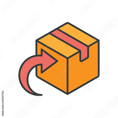 Return and Refund Icon vector design templates simple and modern concept isolated on white background