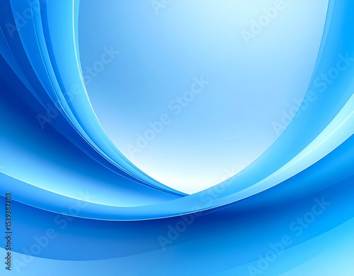Modern abstract background in cool blue tones with space for text or logo