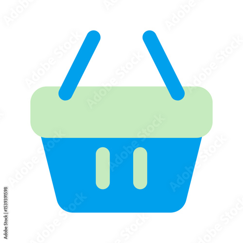 shopping cart duo tone icon