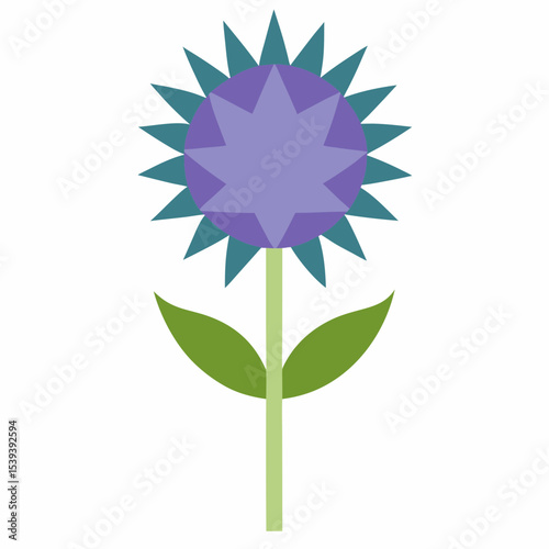 vector flower icon
