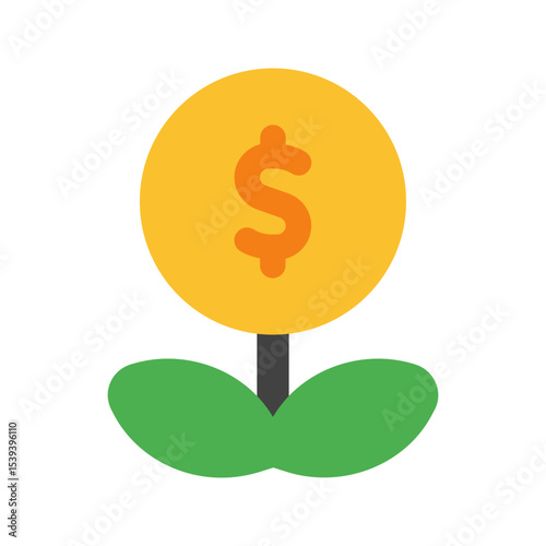 invest flat icon