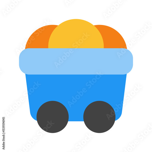 Mining flat icon