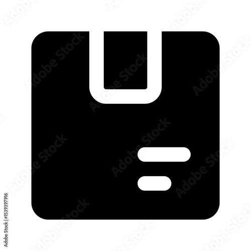 box glyph icon