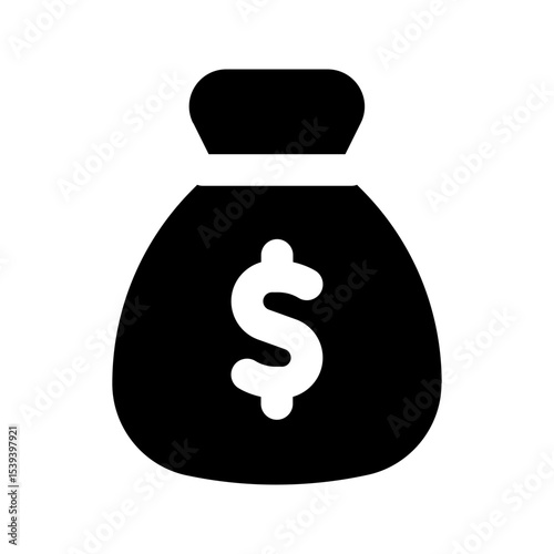budget glyph icon