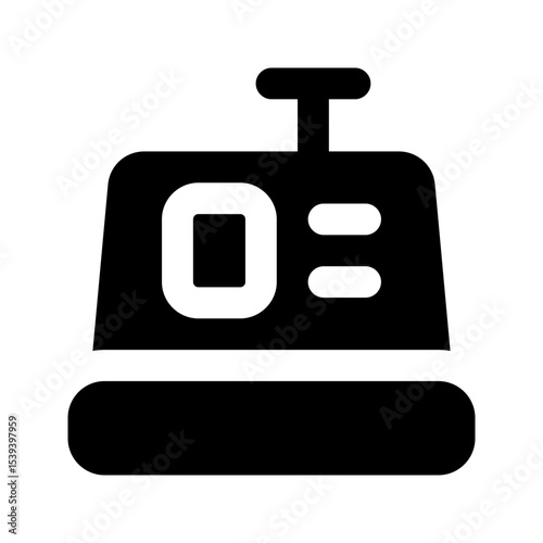 cashier glyph icon