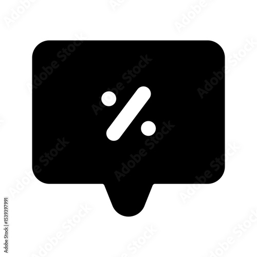 discount glyph icon