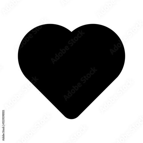 heart glyph icon