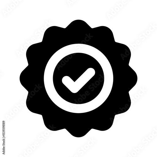 quality glyph icon