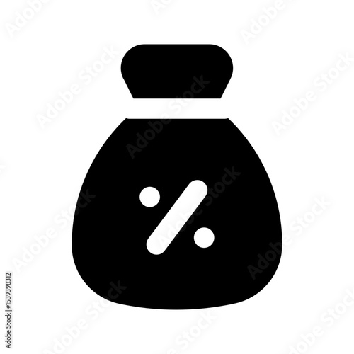 tax glyph icon