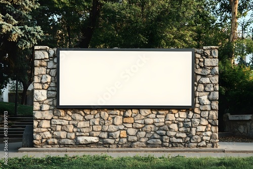 A Blank Billboard Forming Part of a Neighborhood Park: Integrated Outdoor Advertising in Community Settings