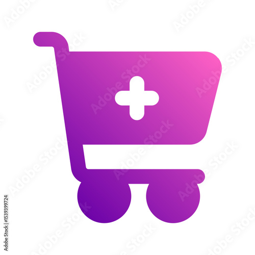 add to cart gradient icon