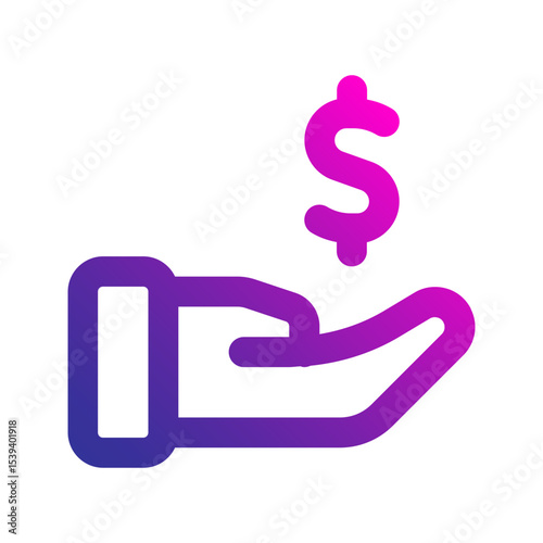 income gradient icon