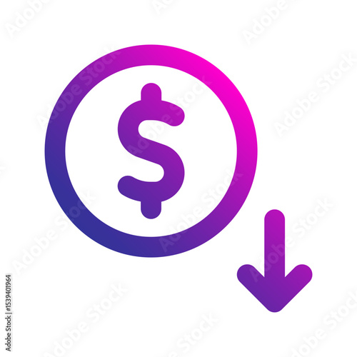 loss gradient icon