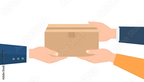 Package Delivery with Hands Exchange.
