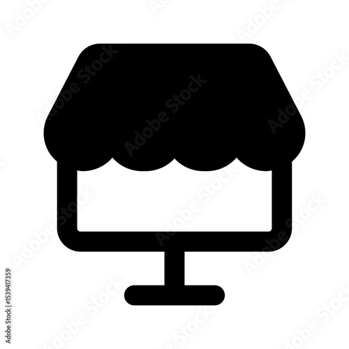online store line icon