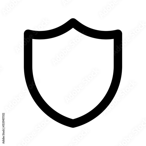 shield line icon